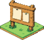 The town notice board